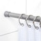 Zenith Metal Zenna Home Shower Curtain Rod 72 in. L Brushed Nickel 506ST - alternate 2